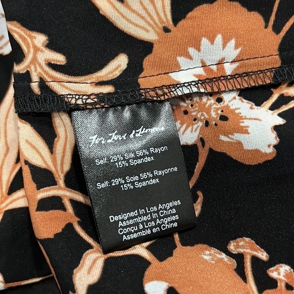 For Love & Lemons Floret Print Midi Dress Size XS - Picture 9 of 9